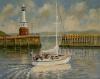 Maryport harbour scene